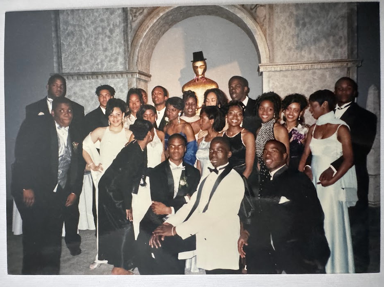 Tripoli with friends at a school formal