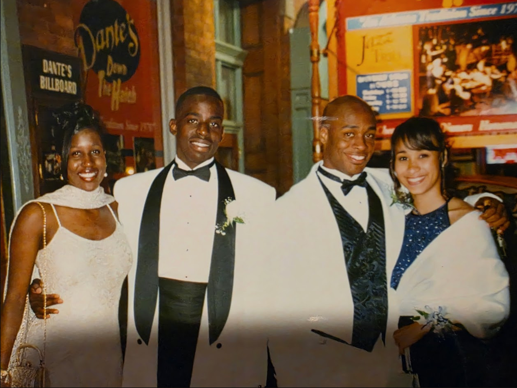 Tripoli and friends dressed for a school formal