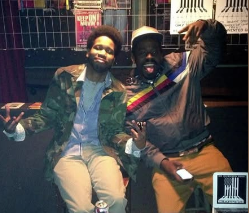Tripoli seated with a friend