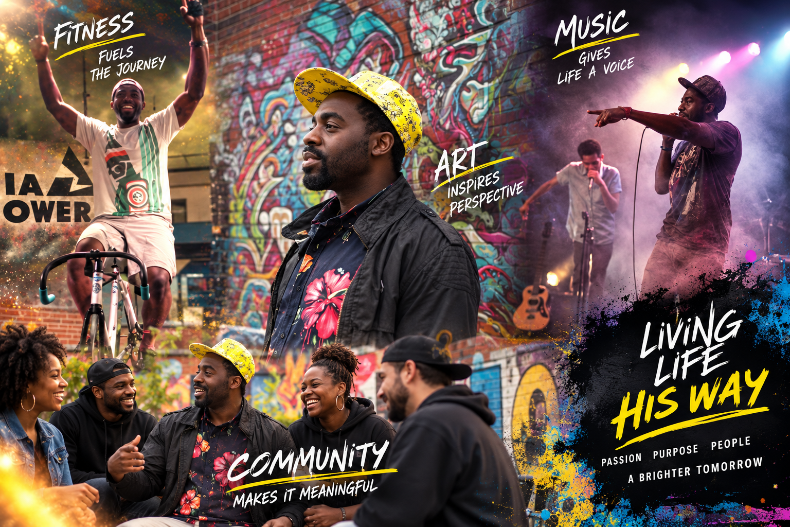 Living Life His Way — fitness, music, art, culture and community